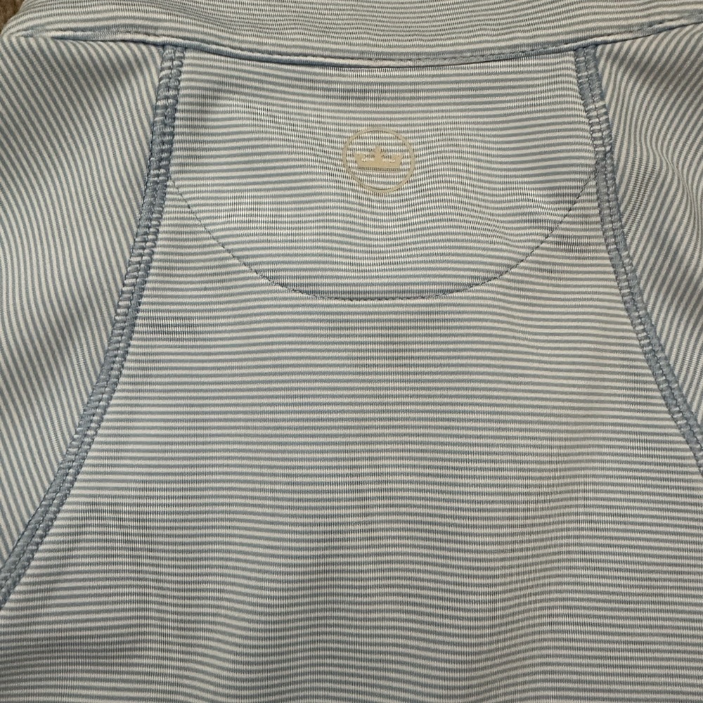 Light Blue Long Sleeve Pullover - Peter Millar - … - image 5